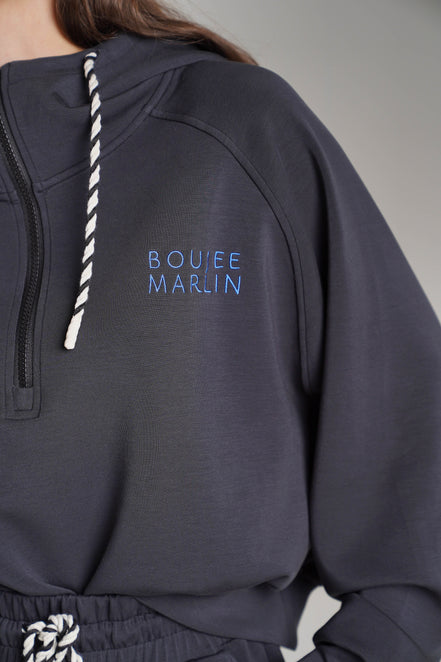 Sunset Breezy Crop Hoodie